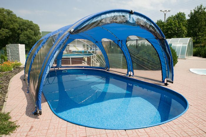 Trendy pool shelters